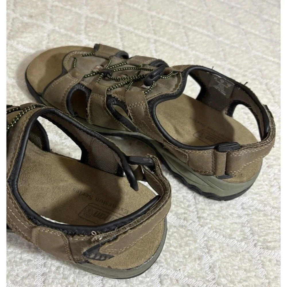 Coleman Excursion Series Kyran Brown Sandals Adjustable Heel Comfort Mens Size 8